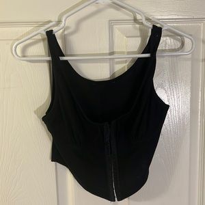 Black corset top